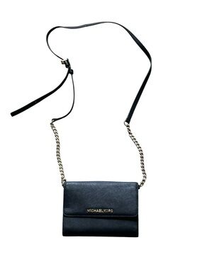 Michael Kors Black Small Crossbody Bag Purse MK